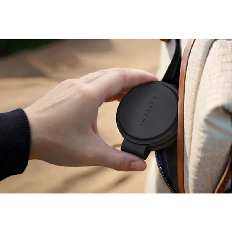 Chargeur sans fil 2-en-1 Qi2 15 W OntheGo de Satechi