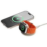 Satechi OntheGo 2-in-1 15W Qi2 Wireless Charger - Sand