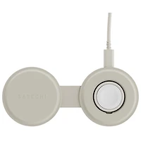 Satechi OntheGo 2-in-1 15W Qi2 Wireless Charger - Sand