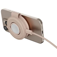 Chargeur sans fil 2-en-1 Qi2 15 W OntheGo de Satechi - Rose du désert