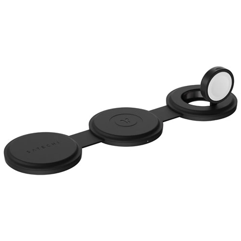 Chargeur sans fil 3-en-1 Qi2 15 W OntheGo de Satechi