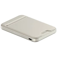 Chargeur portable sans fil Qi2 USB-C 15 W 5000 mAh OntheGo de Satechi - Sable