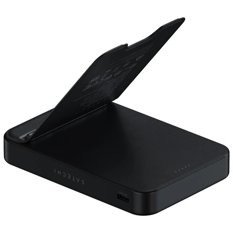 Satechi OntheGo 10000 mAh 15W USB-C Qi2 Wireless Power Bank - Black