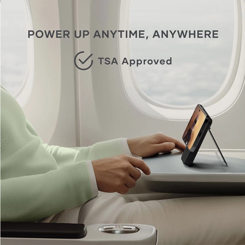 Satechi OntheGo 10000 mAh 15W USB-C Qi2 Wireless Power Bank - Black