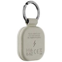 Porte-clés de repérage en cuir végétalien FindAll de Satechi - Sable