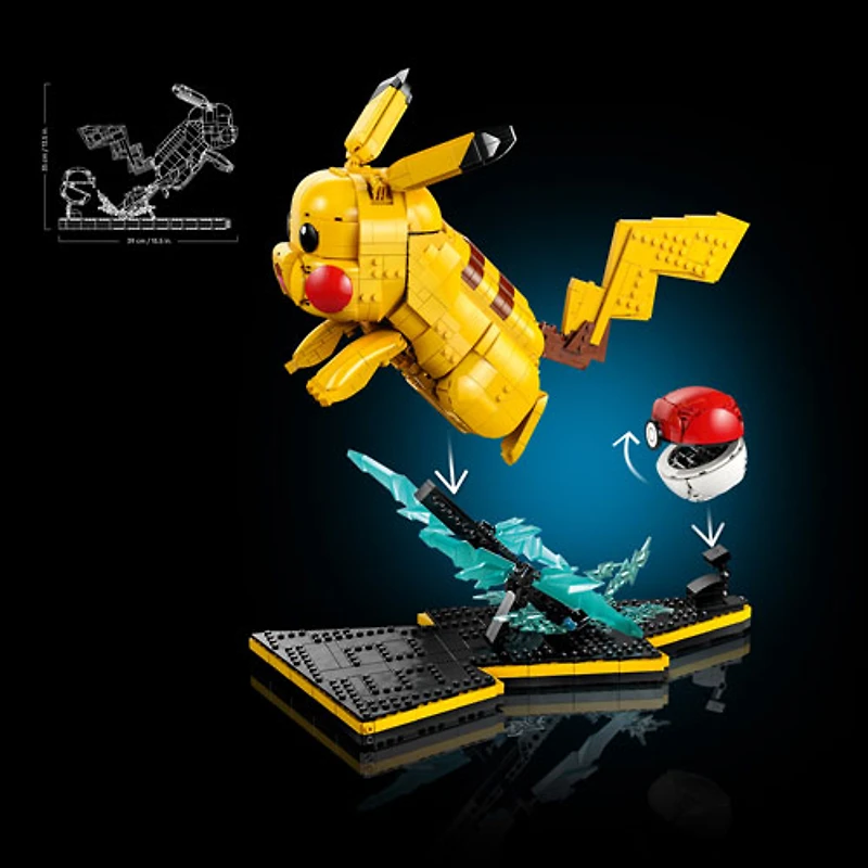 LEGO Pokémon : Pikachu et Poké Ball - 2050 pièces (72152)