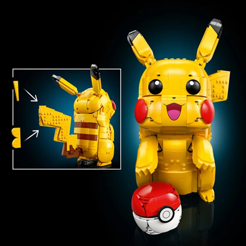 LEGO Pokémon : Pikachu et Poké Ball - 2050 pièces (72152)