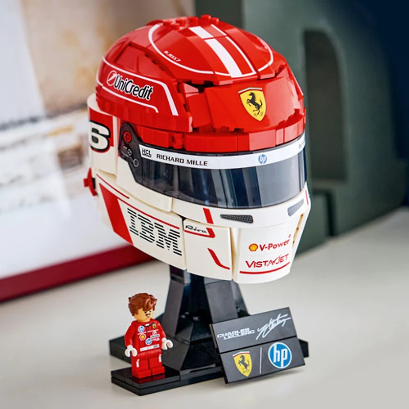LEGO Editions : Le casque Scuderia Ferrari HP de Charles Leclerc - 886 pièces (43014)