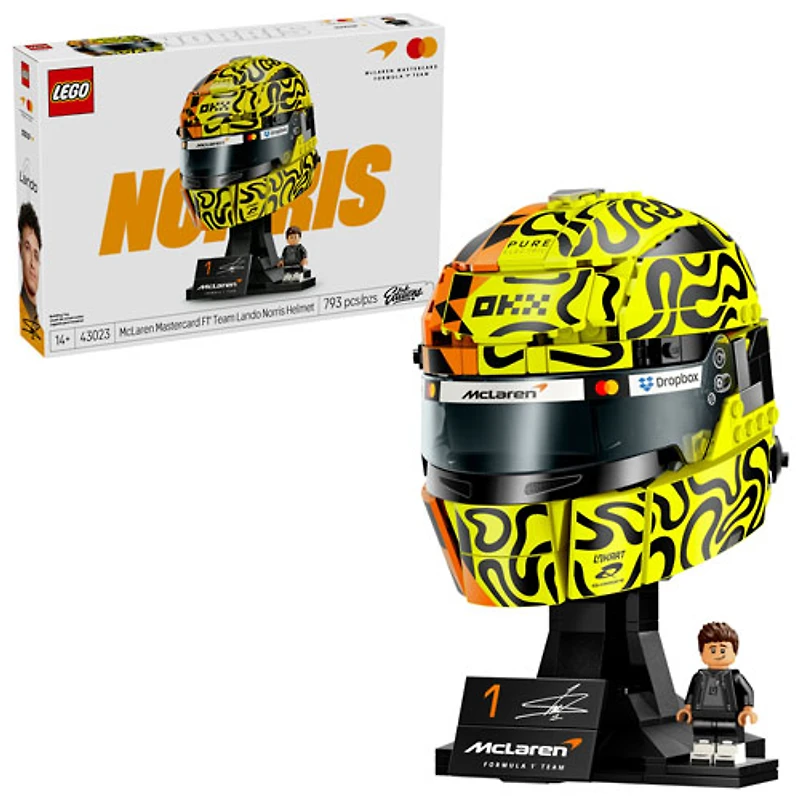 LEGO Editions : Le casque McLaren Mastercard F1 Team de Lando Norris - 793 pièces (43023)