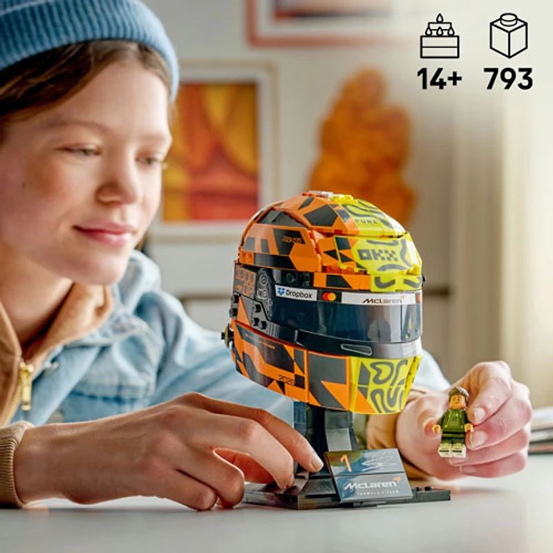 LEGO Editions : Le casque McLaren Mastercard F1 Team de Lando Norris - 793 pièces (43023)
