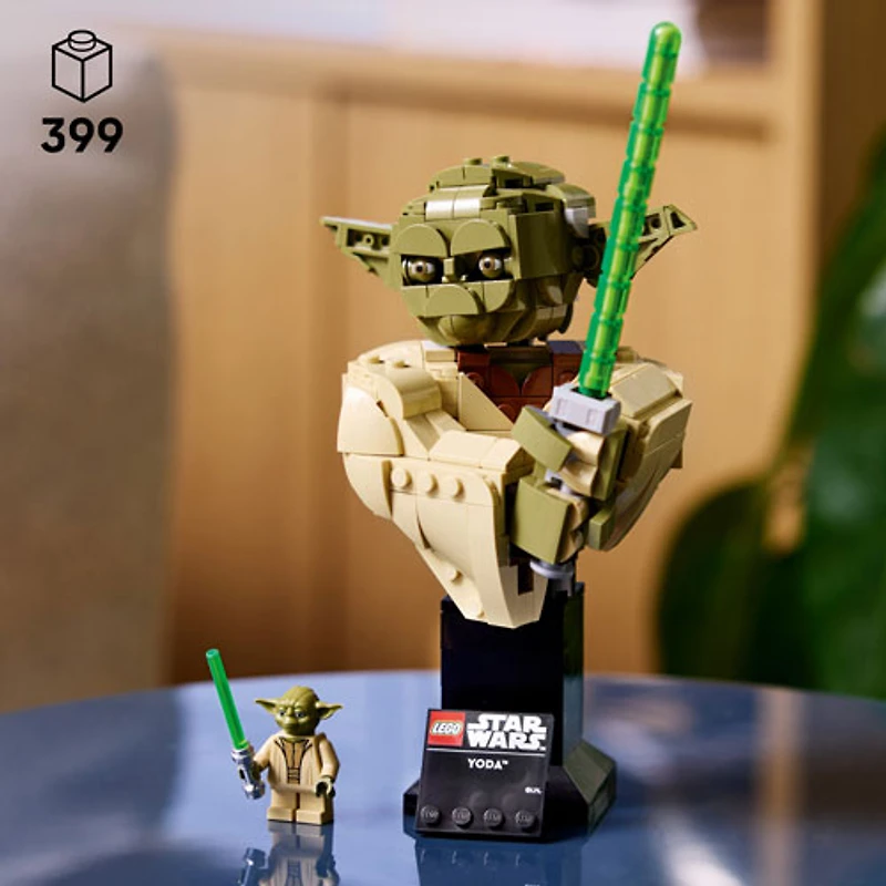 LEGO Star Wars: Le buste de Yoda - 399 pièces (75438)