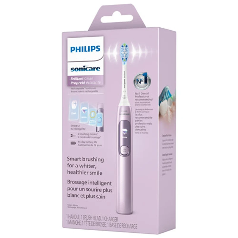 Brosse à dents électrique Sonicare Brilliant Clean de Philips (HX3792/22) - Rose
