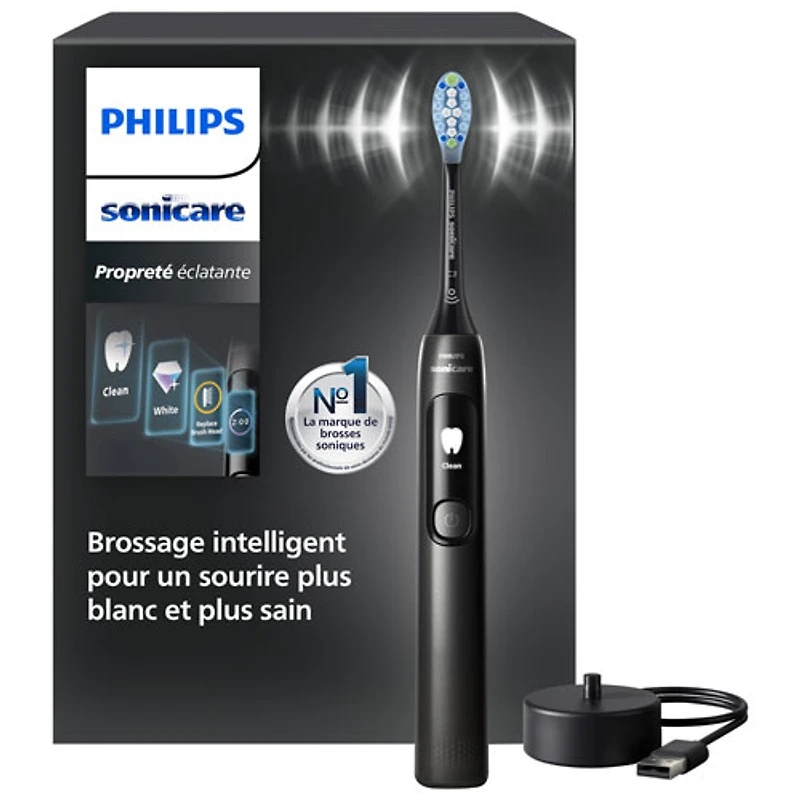 Brosse à dents électrique Sonicare Brilliant Clean de Philips (HX3792/21) - Noir