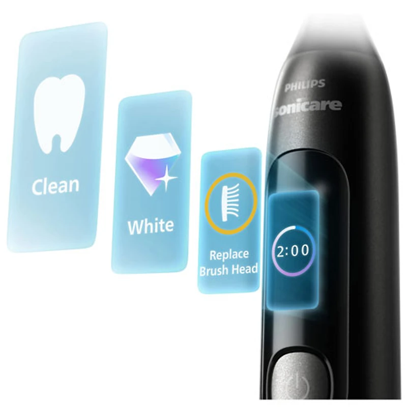 Brosse à dents électrique Sonicare Brilliant Clean de Philips (HX3792/21) - Noir