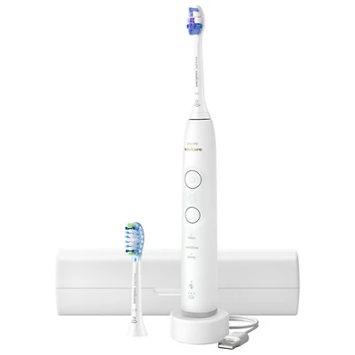 Brosse à dents rechargeable Sonicare série 6500 de Philips (HX7410/10) - Blanc