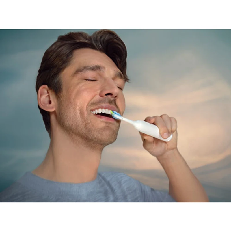 Brosse à dents rechargeable Sonicare série 6500 de Philips (HX7410/10) - Blanc