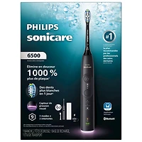 Brosse à dents rechargeable Sonicare série 6500 de Philips (HX7411/08) - Noir