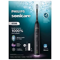 Brosse à dents rechargeable Sonicare série 6500 de Philips (HX7411/08) - Noir