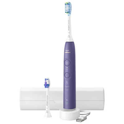 Brosse à dents rechargeable Sonicare Série 6500 de Philips (HX7417/05) - Violet