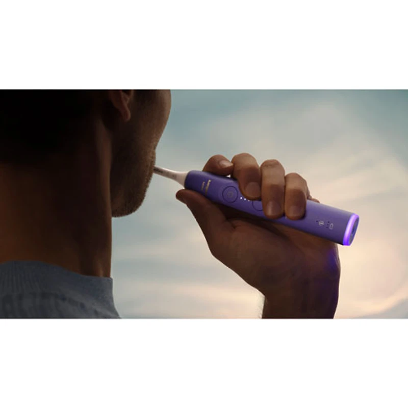 Brosse à dents rechargeable Sonicare Série 6500 de Philips (HX7417/05) - Violet
