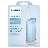 Hydropulseur compact Sonicare de Philips (HX3333/24) - Bleu