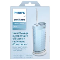 Hydropulseur compact Sonicare de Philips (HX3333/24) - Bleu