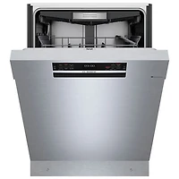 Lave-vaisselle encastrable 24 po 42 dB avec cuve en inox et 3e panier série 800 de Bosch (SHE78D75UC) - Inox