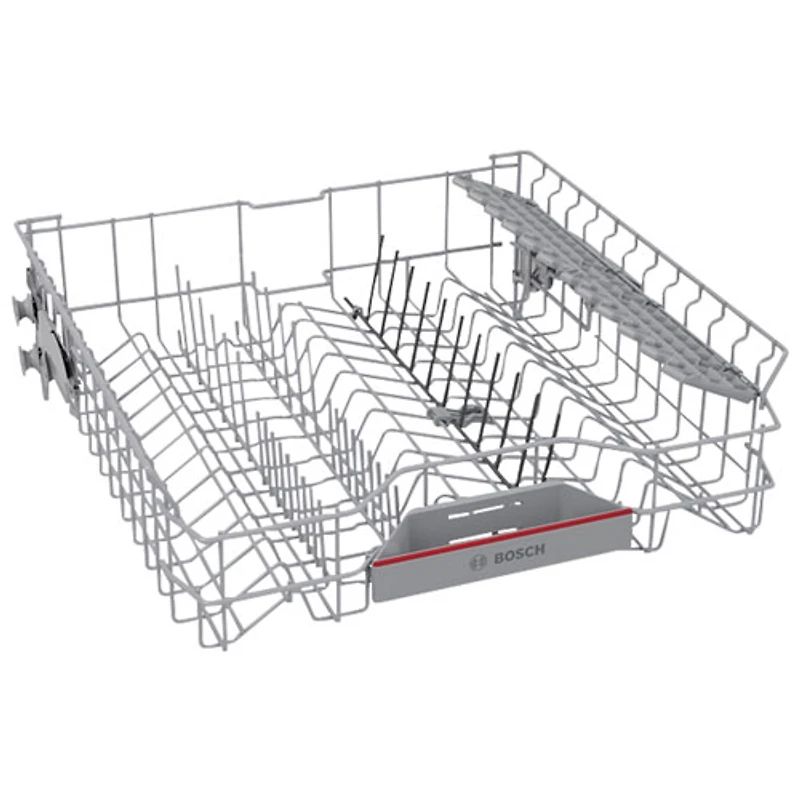 Lave-vaisselle encastrable 24 po 42 dB avec cuve en inox et 3e panier série 800 de Bosch (SHE78D75UC) - Inox