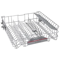 Lave-vaisselle encastrable 24 po 42 dB avec cuve en inox et 3e panier série 800 de Bosch (SHE78D75UC) - Inox