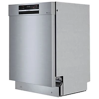 Lave-vaisselle encastrable 24 po 42 dB avec cuve en inox et 3e panier série 800 de Bosch (SHE78D75UC) - Inox