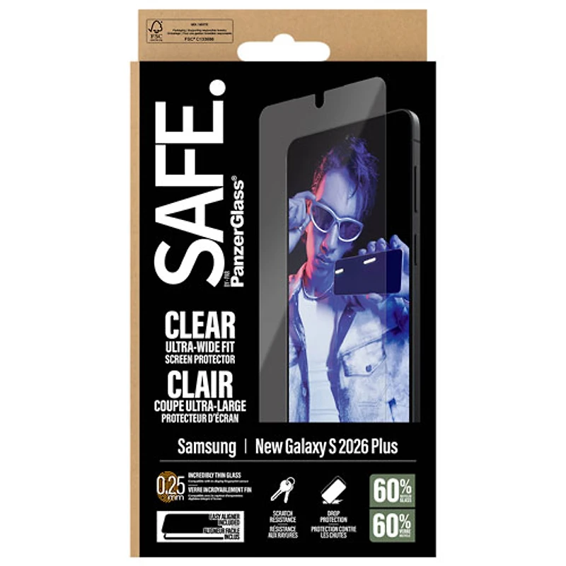 PanzerGlass SAFE UWF Screen Protector for Galaxy S26+ (Plus) - Clear