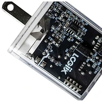 LOGiiX Power Plus Crystal Duo 20W USB-C/USB-A Wall Charger - Clear