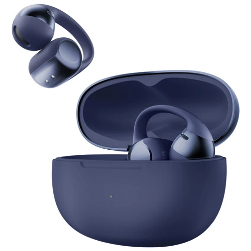 Écouteurs boutons supra-auriculaires 100 % sans fil OpenDots de Shokz - Bleu marine - Exclusivité Best Buy