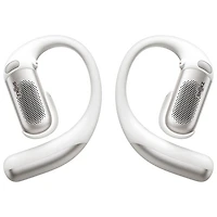 Écouteurs ouverts 100 % sans fil OpenFit Pro de Shokz - Blanc - Partenaire distributeur exclusif