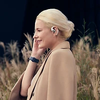 Écouteurs ouverts 100 % sans fil OpenFit Pro de Shokz - Blanc - Partenaire distributeur exclusif