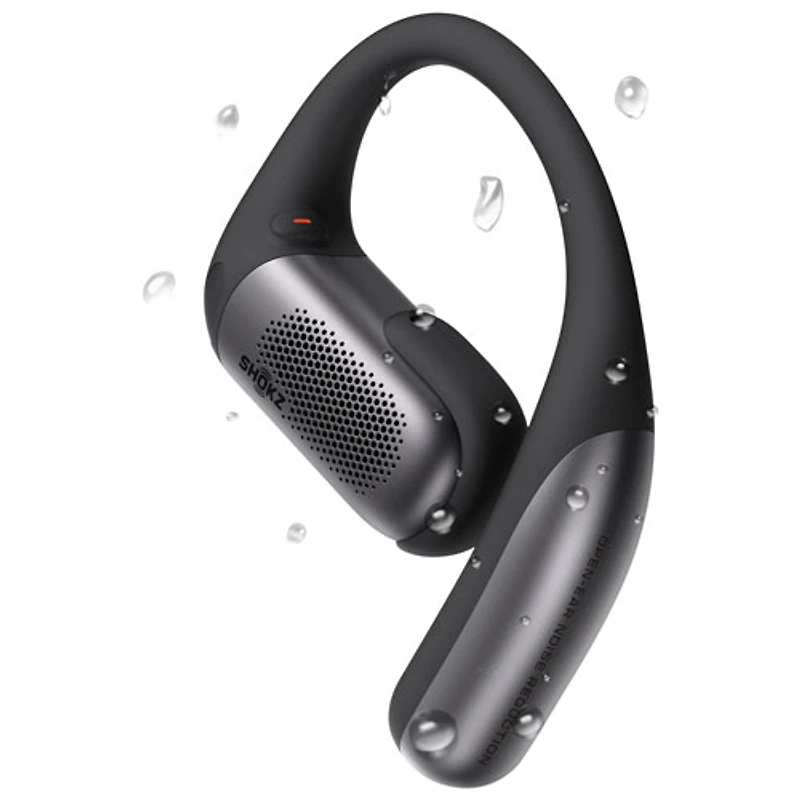 Écouteurs ouverts 100 % sans fil OpenFit Pro de Shokz - Noir - Partenaire distributeur exclusif