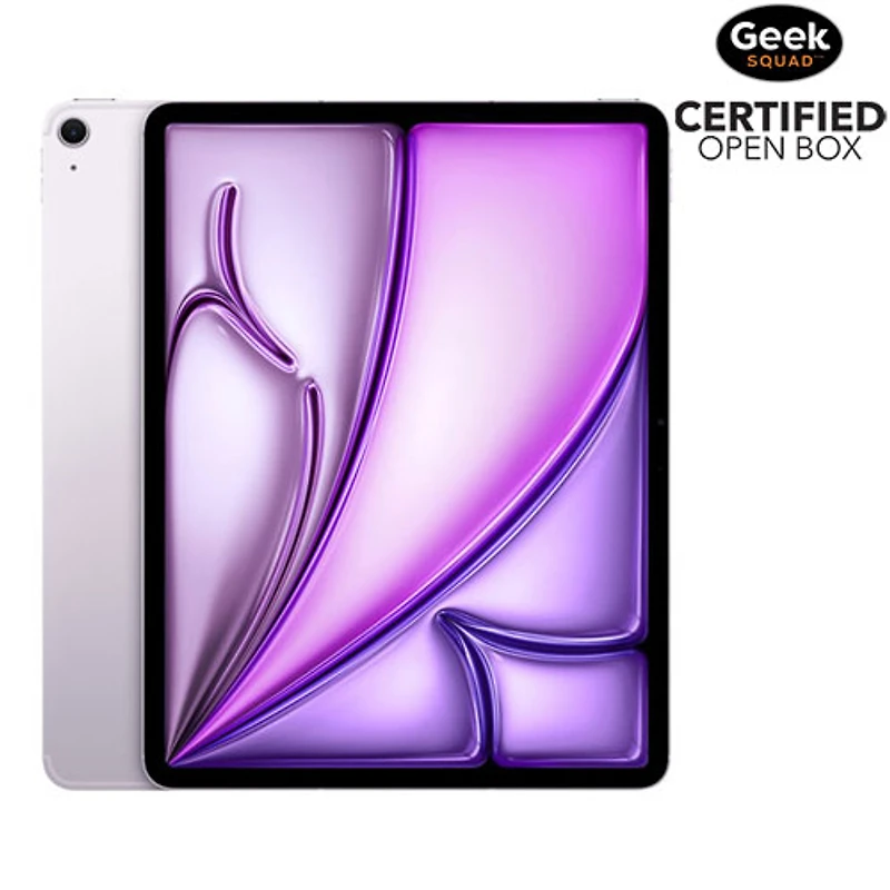 Boîte ouverte - iPad Air 13 po 1 To d'Apple avec Wi-Fi et 5G (6e génération) - Violet