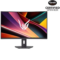Boîte ouverte - Moniteur de jeu incurvé DEL AV FreeSync WQHD GàG 1 ms 180 Hz 32 po de LG (32G600A-B) - Noir