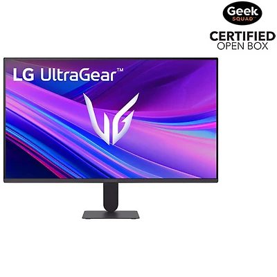 Boîte ouverte - Moniteur de jeu FreeSync DEL IPS HD intégrale GàG 5 ms 144 Hz 27 po UltraGear de LG (27G411A-B) - Noir