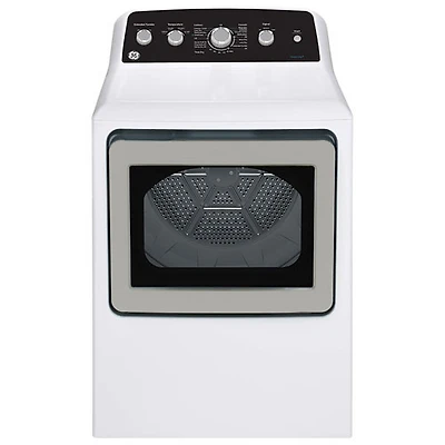 Boîte ouverte - Sécheuse électrique de 7,2 pi³ de GE (GTD49EBMRWS) - Blanc - Parfait état