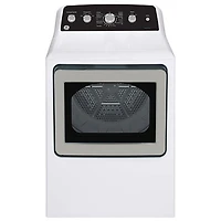 Boîte ouverte - Sécheuse électrique de 7,2 pi³ de GE (GTD49EBMRWS) - Blanc - Parfait état