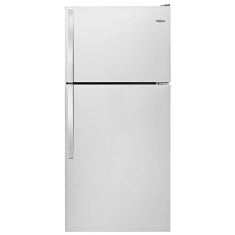 Boîte ouverte - Réfrigérateur à congélateur supérieur 14,3 pi³ 28 po de Whirlpool (WRT134TFDM) - Acier inoxydable - Parfait état