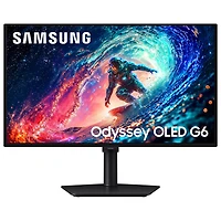 Samsung Odyssey 27" QHD 240Hz 0.03ms GTG OLED G-Sync FreeSync Gaming Monitor (LS27HG612SNXZA) - Black