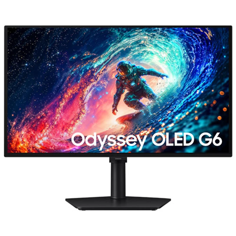 Samsung Odyssey 27" QHD 240Hz 0.03ms GTG OLED G-Sync FreeSync Gaming Monitor (LS27HG612SNXZA) - Black