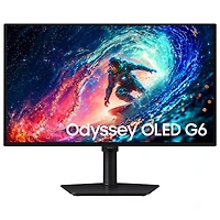 Samsung Odyssey 27" QHD 240Hz 0.03ms GTG OLED G-Sync FreeSync Gaming Monitor (LS27HG612SNXZA) - Black
