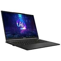 Portable de jeu de 16 po Stealth A16 AI+ de MSI - Noir (Ryzen AI 9 365 d'AMD/RAM 32 Go/SSD 1 To/GeForce RTX 4070/Win 11 Famille)