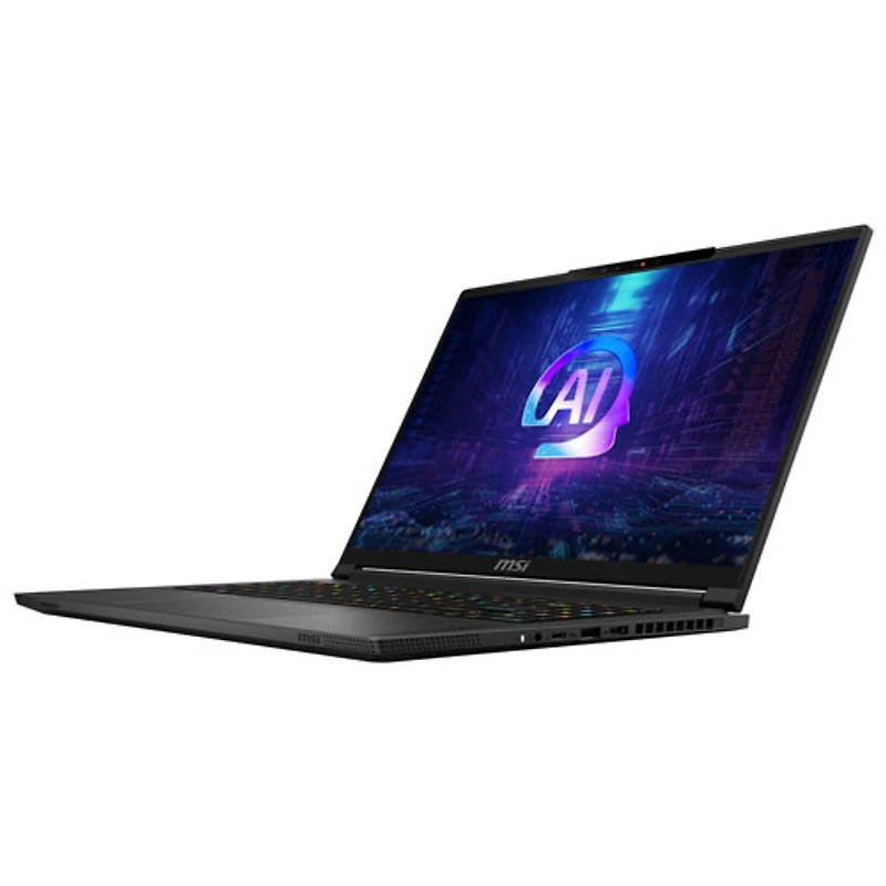 Portable de jeu de 16 po Stealth A16 AI+ de MSI - Noir (Ryzen AI 9 365 d'AMD/RAM 32 Go/SSD 1 To/GeForce RTX 4070/Win 11 Famille)