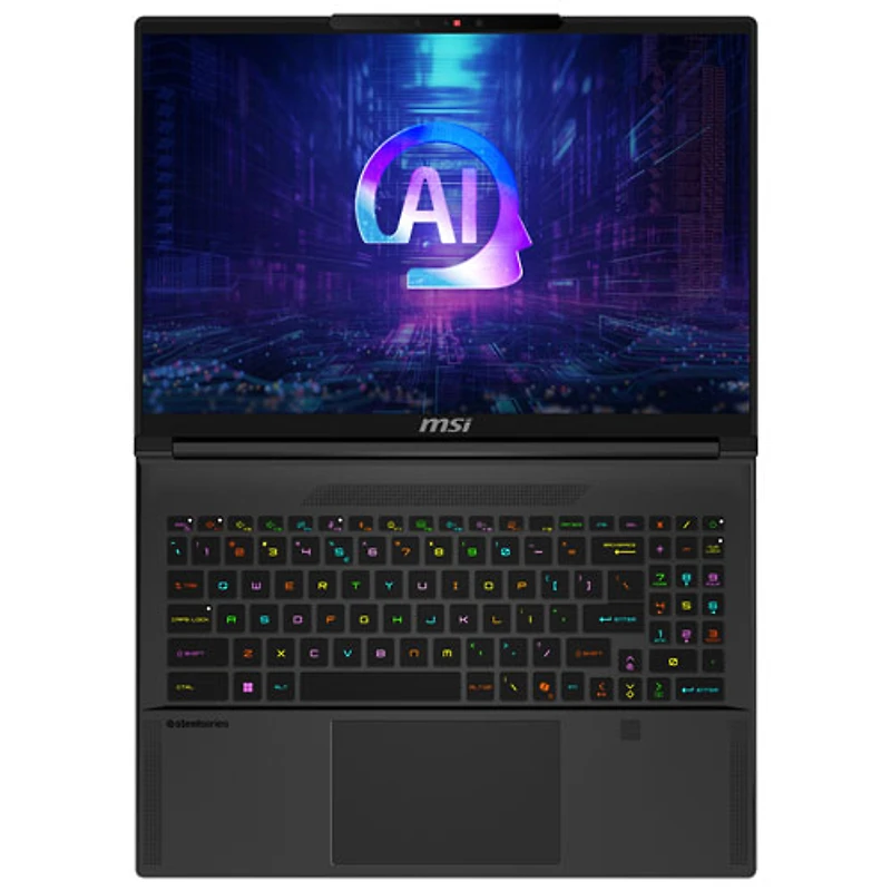 Portable de jeu de 16 po Stealth A16 AI+ de MSI - Noir (Ryzen AI 9 365 d'AMD/RAM 32 Go/SSD 1 To/GeForce RTX 4070/Win 11 Famille)