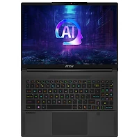 Portable de jeu de 16 po Stealth A16 AI+ de MSI - Noir (Ryzen AI 9 365 d'AMD/RAM 32 Go/SSD 1 To/GeForce RTX 4070/Win 11 Famille)
