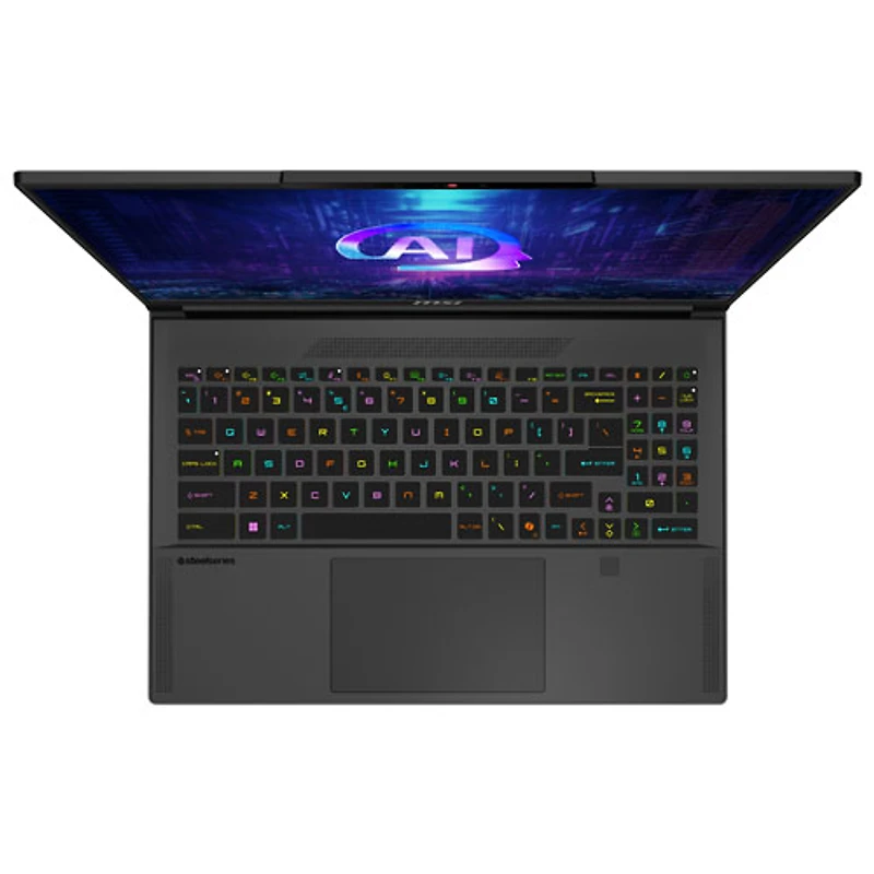 Portable de jeu de 16 po Stealth A16 AI+ de MSI - Noir (Ryzen AI 9 365 d'AMD/RAM 32 Go/SSD 1 To/GeForce RTX 4070/Win 11 Famille)